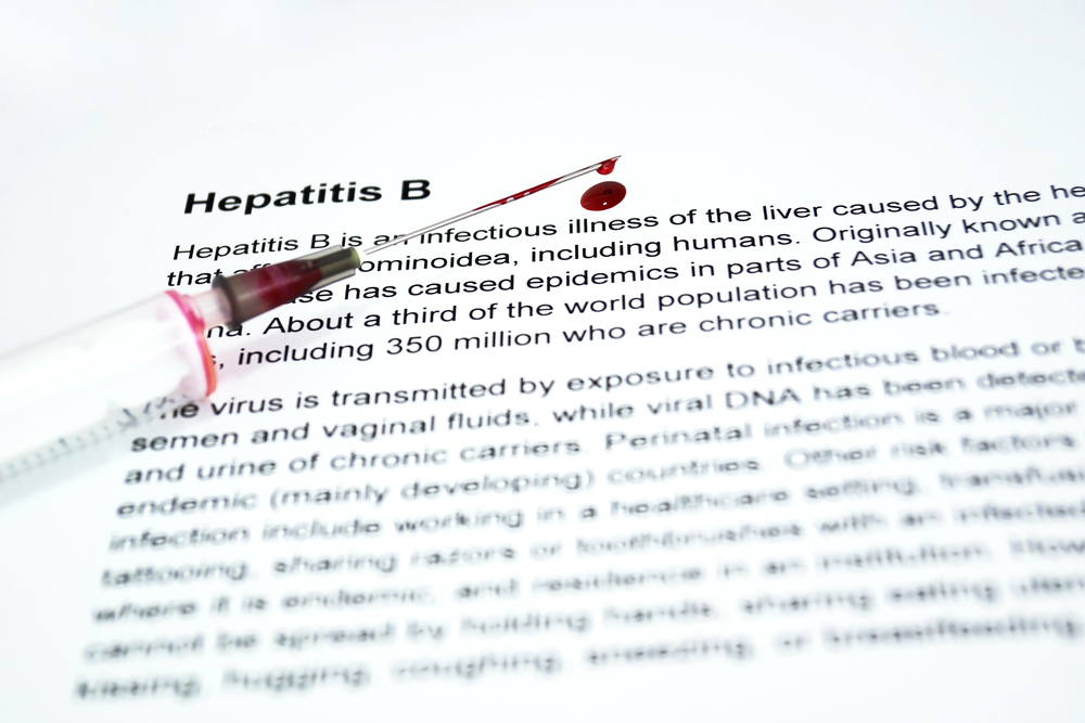 Imagen de un texto científico sobre la Hepatitis B