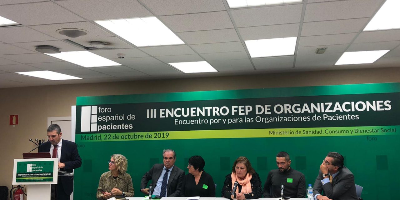 El Foro Español de Pacientes celebra el «III Encuentro FEP Por y para las organizaciones de pacientes»