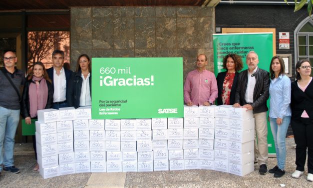 SATSE entrega más de 660.000 firmas de apoyo a la Ley de Seguridad del Paciente