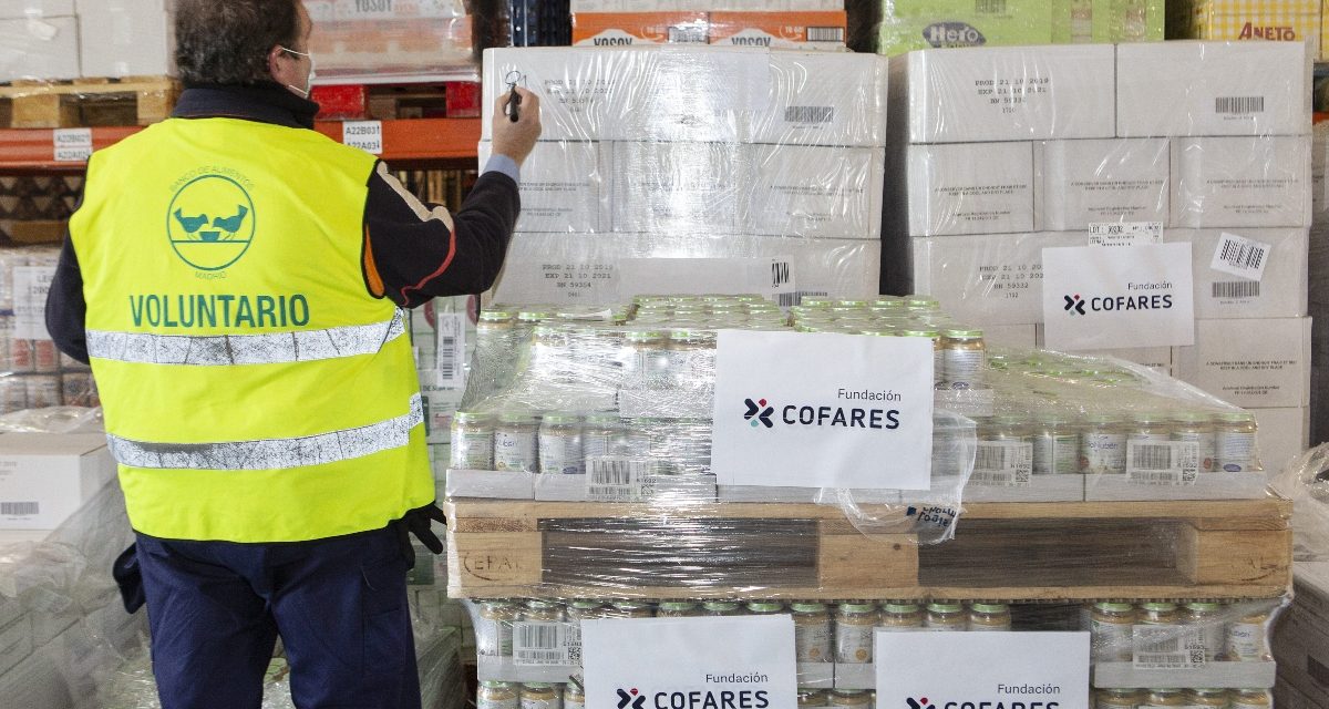 Fundación Cofares dona 15.000 euros en alimentación infantil al Banco de Alimentos de Madrid