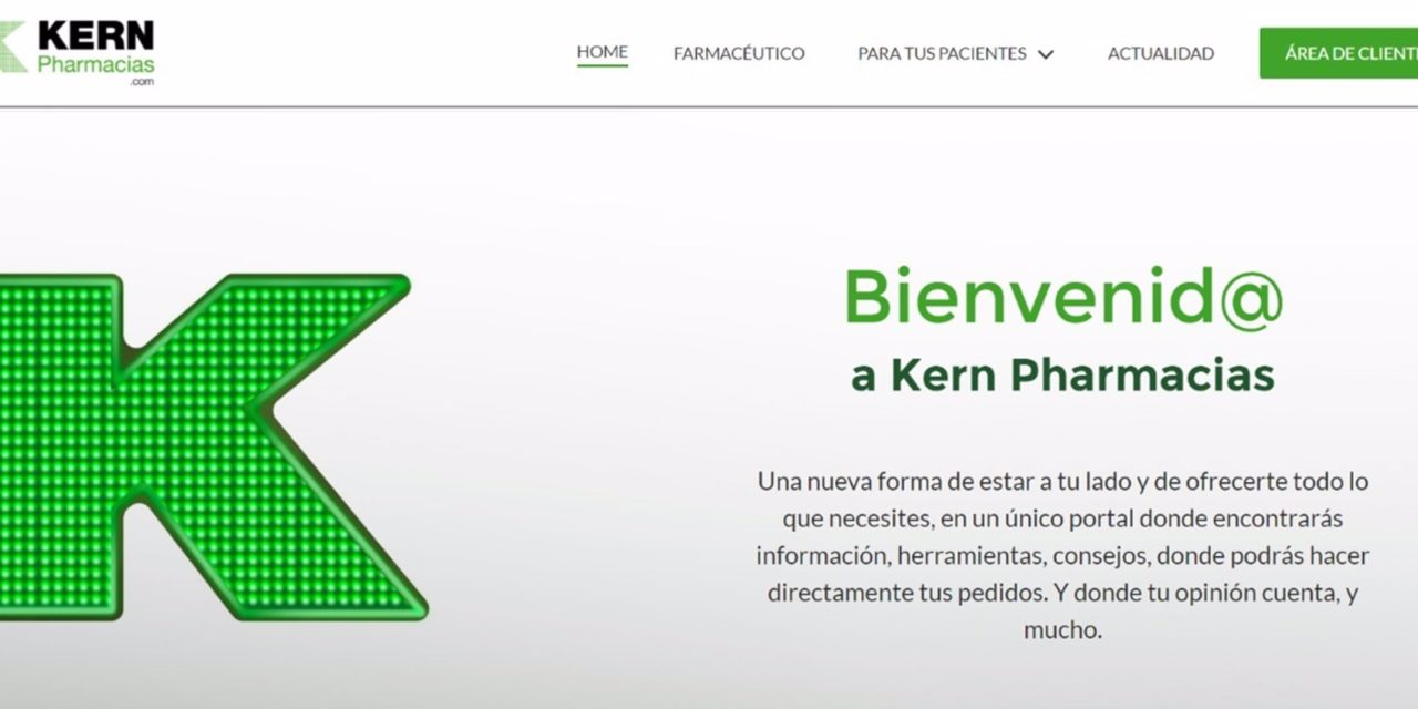 Kern Pharma lanza el portal ‘Kernpharmacias.com’ para facilitar la gestión administrativa a los farmacéuticos