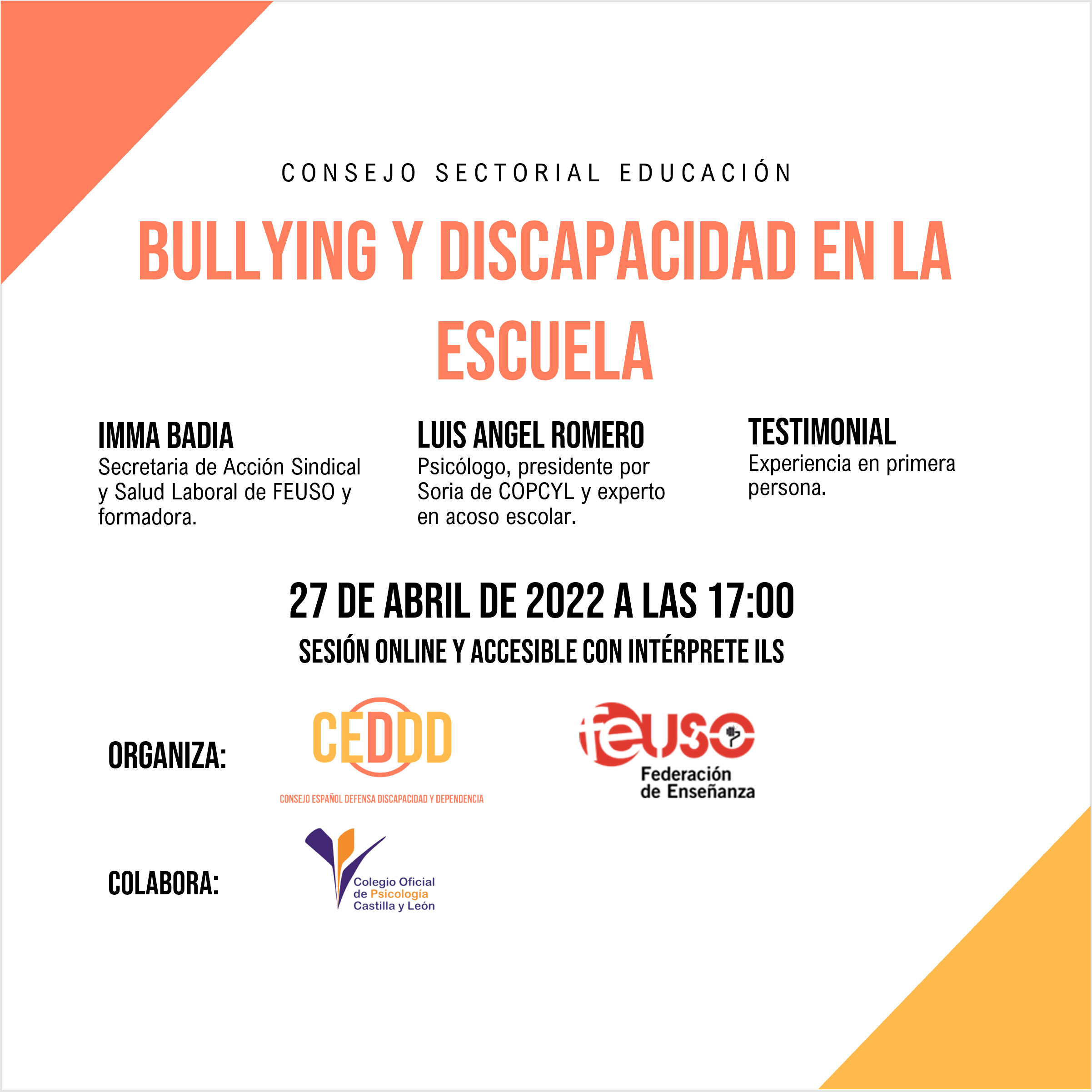 Cartel bullying sin boton - Discapacidad y bullying en la escuela: cómo detectarlo y gestionarlo