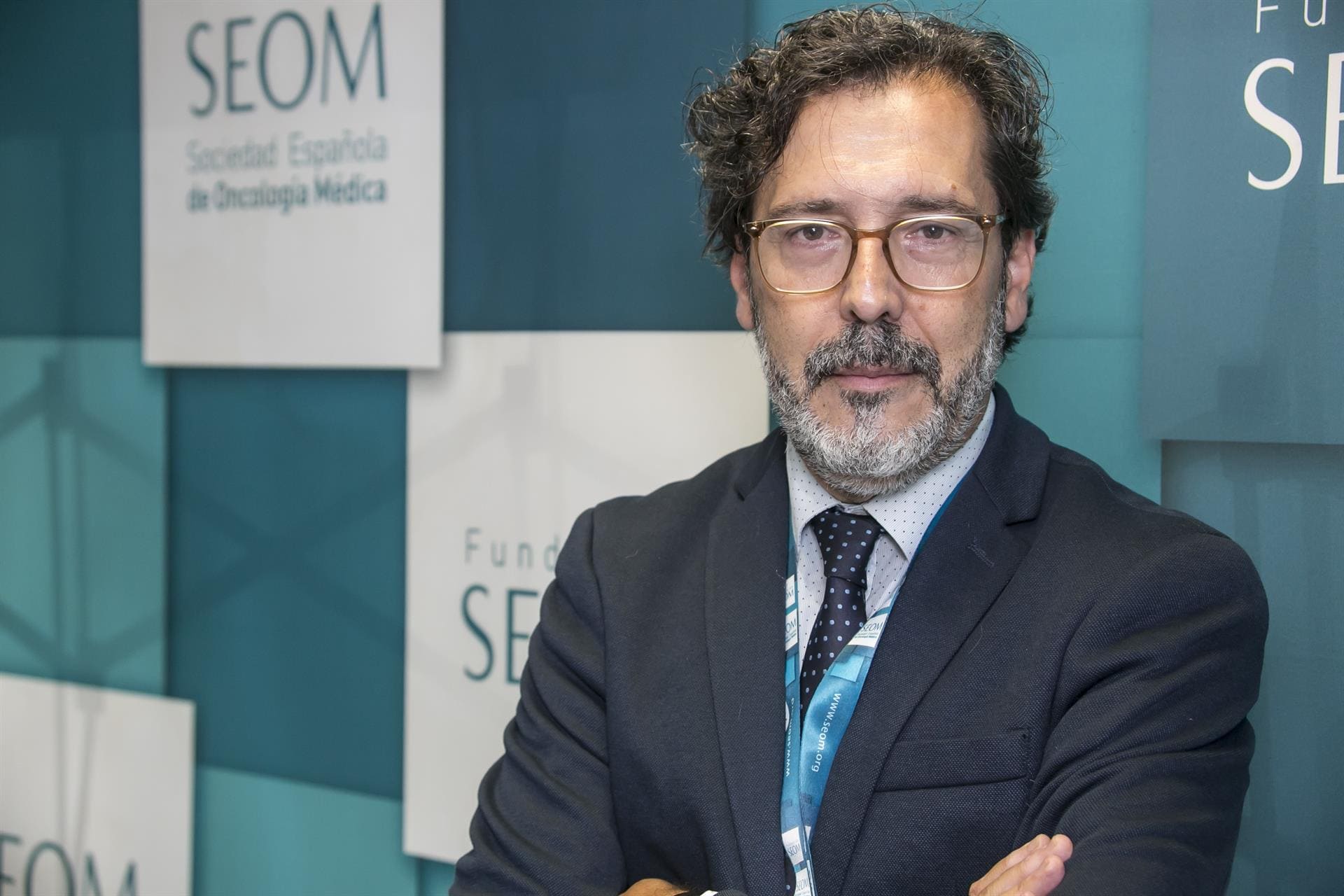 presidente de la Sociedad Española de Oncología Médica (SEOM), César Rodríguez