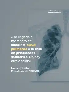 «Ha llegado el momento de añadir la salud pulmonar a la lista de prioridades sanitarias. No hay otra opción» Entrevista a Mariano Pastor