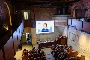 Ana Cespedes, presidenta del Steering Committee del Instituto ProPatiens durante la presentacion del Manual de Captacion de Recursos