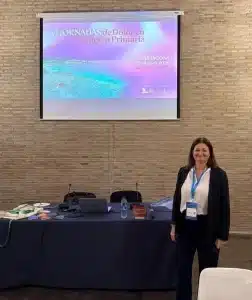 Dra. Maria Carmen Gallego Garcia durante las jornadas
