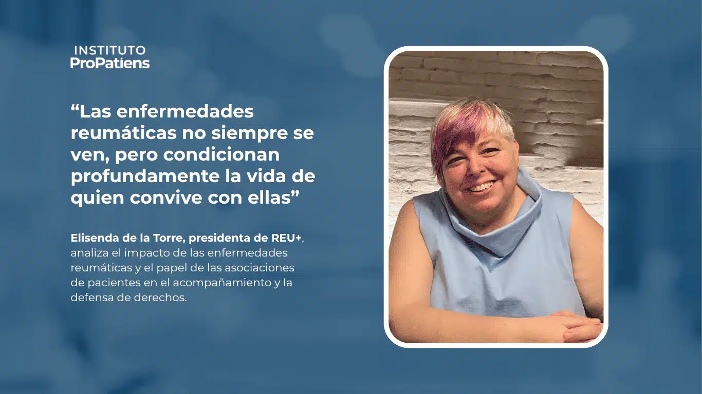Elisenda de la Torre: “Las enfermedades reumáticas no siempre se ven, pero condicionan profundamente la vida de quien convive con ellas” Elisenda de la Torre: “Las enfermedades reumáticas no siempre se ven, pero condicionan profundamente la vida de quien convive con ellas”