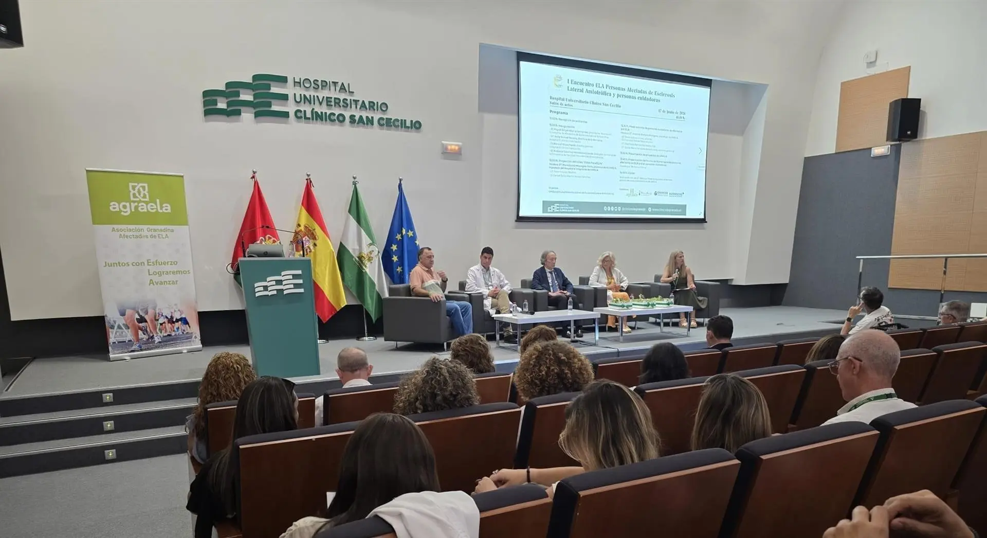 Personas afectadas de ELA y profesionales del Hospital Clínico San Cecilio protagonizan ‘Vidas ParalELAs’ Personas afectadas de ELA y profesionales del Hospital Clínico San Cecilio protagonizan 'Vidas ParalELAs'